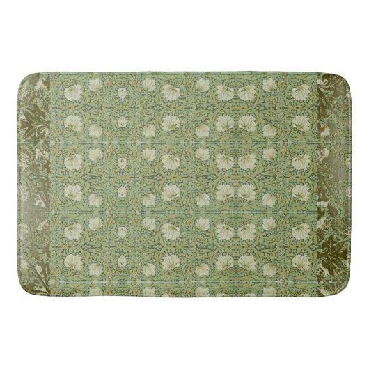 Tapis De Bain William * Morris Pimpernel Green Floral (Devant)