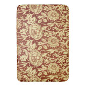 Tapis De Bain William Morris Rose rouge et blanc (devant Vertical)