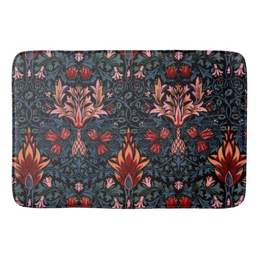 Tapis De Bain William Morris Snakeshead Dark Motif (Devant)