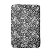 Tapis De Bain William Morris Sunflower, noir et blanc (Devant (Vertical))