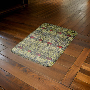 Tapis De Bain William * Morris Tulipe et Rose Or Rouge