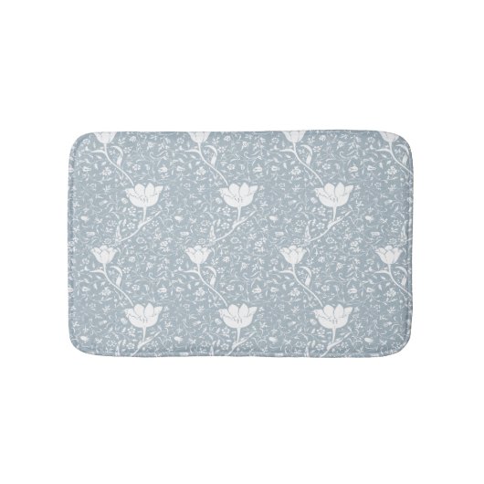 Tapis De Bain William Morris Tulips en Motif blanc (Devant)