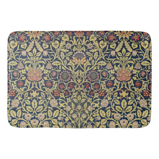 Tapis De Bain William Morris Violet et Columbine Art (Devant)