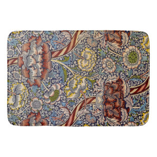Tapis De Bain William Morris Wandle Anglais Floral Damask Design