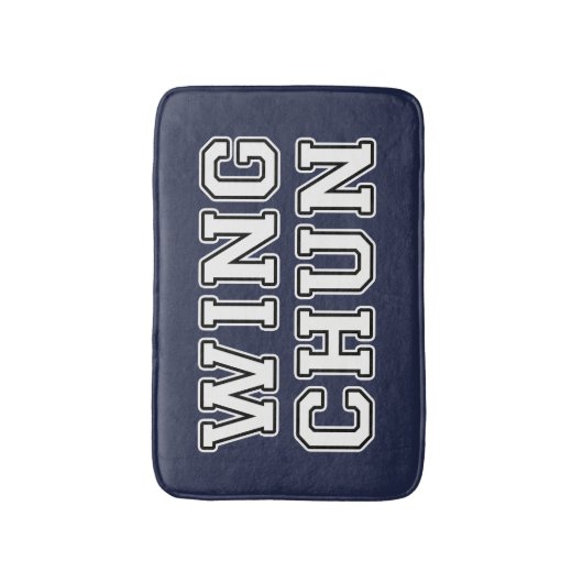 Tapis De Bain Wing Chun (Devant (Vertical))