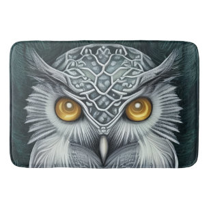 Tapis De Bain Winter Wonder Chouette des neiges Beauté