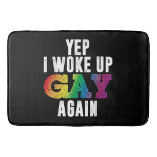 Tapis De Bain Woo Up Gay - Fierté Rainbow Queer Gay CSD Party LG