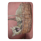 Tapis De Bain Yawning Kitty (devant Vertical)