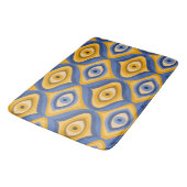 Tapis De Bain Yellow Blue Eye Art Déco Motif géométrique (Angle)