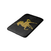 Tapis De Bain Yellow Fire Unicorn Bath Mat (Angle)