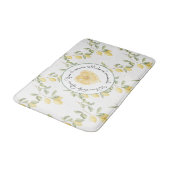 Tapis De Bain Yellow Lemons Fruit Lemonade (Angle)