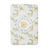 Tapis De Bain Yellow Lemons Fruit Lemonade (Devant (Vertical))