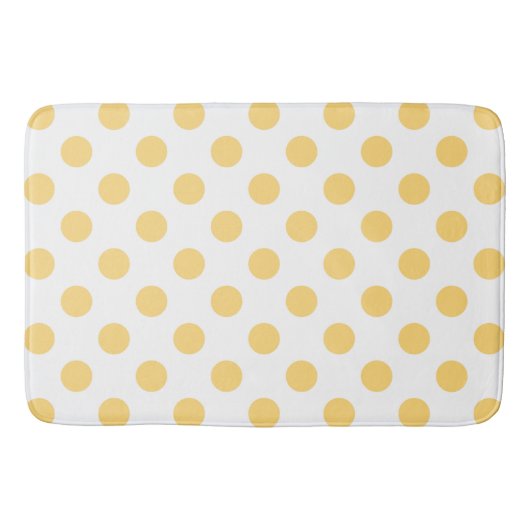 Tapis De Bain Yellow polkadots (Devant)
