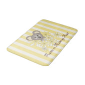 Tapis De Bain Yellow Stripe mignonne Bébé Koala Ours Enfants (Angle)