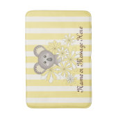 Tapis De Bain Yellow Stripe mignonne Bébé Koala Ours Enfants (Devant (Vertical))