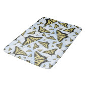 Tapis De Bain Yellow Swallowtail Butterflies Blue Sky Custom (Angle)