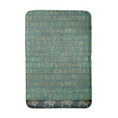 Tapis De Bain Yeux de Ra Egyptian Hiéroglyphes Chic (Devant (Vertical))
