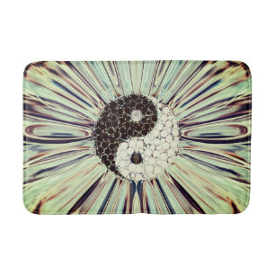 Tapis De Bain Yin Yang Color Splash