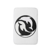 Tapis De Bain Yin Yang Dolphins Mat de bain (Devant (Vertical))