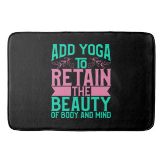 Tapis De Bain Yoga Lover | Ajouter Le Yoga Pour Conserver La Bea