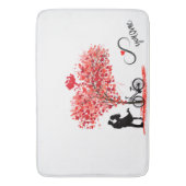 Tapis De Bain You and Me, and Cupid Bath Mat (devant Vertical)