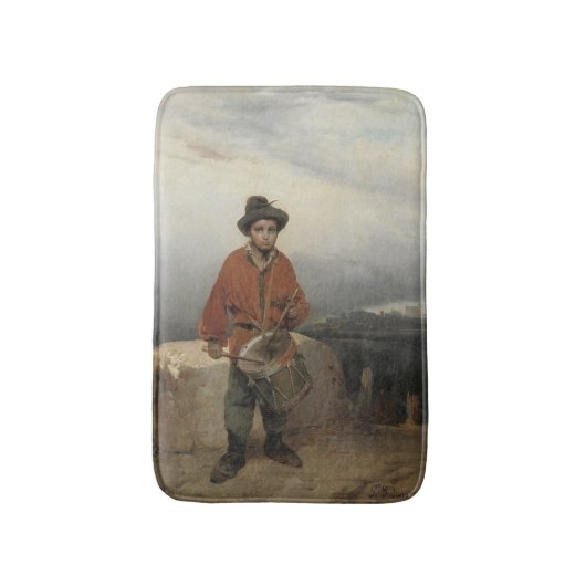 Tapis De Bain Young Drummer Boy (par Gerolamo Induno) (Devant (Vertical))