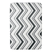 Tapis De Bain Zags Zig noir/noir et blanc (devant Vertical)