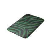 Tapis De Bain Zebra Black et Green Print (Angle)