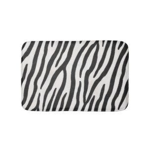Tapis De Bain Zebra Fur Exotic Poster de animal
