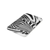Tapis De Bain Zebra portrait noir et blanc (Angle)