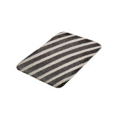 Tapis De Bain Zebra Poster de animal noir et blanc (Angle)