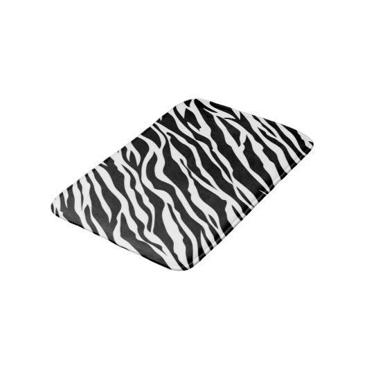 Tapis De Bain Zebra Print Bath Mat (Angle)