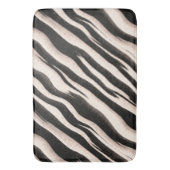Tapis De Bain Zebra raye une texture transparente + vos idées (devant Vertical)