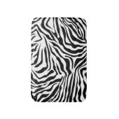 Tapis De Bain Zebra Stripes Poster de animal sauvage noir et bla (Devant (Vertical))