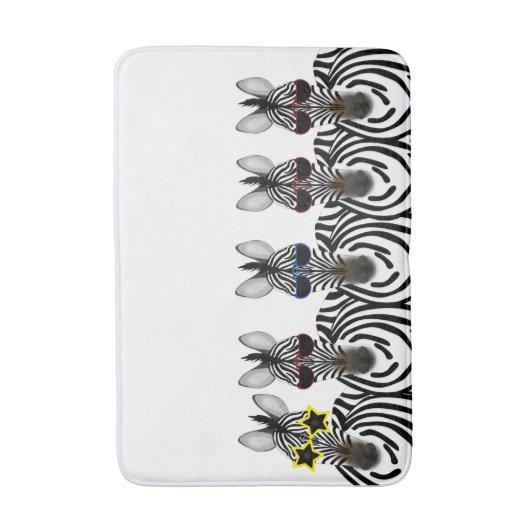 Tapis De Bain Zebras Bathmat (Devant (Vertical))