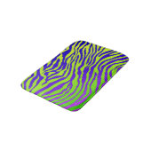 Tapis De Bain Zèbre vert (Angle)