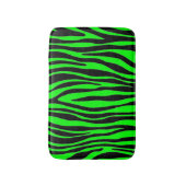 Tapis De Bain Zèbre vert de la chaux (Devant (Vertical))