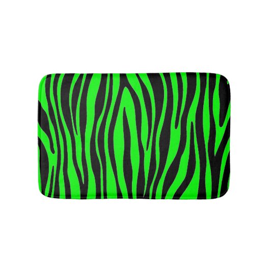 Tapis De Bain Zèbre vert de la chaux (Devant)
