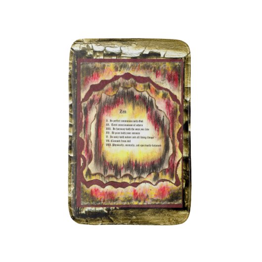 Tapis De Bain Zen (Devant (Vertical))