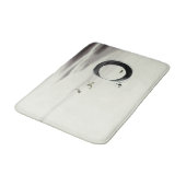 Tapis De Bain Zen Circle Enso Koi Brush Peinture Art (Angle)