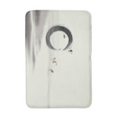 Tapis De Bain Zen Circle Enso Koi Brush Peinture Art (Devant (Vertical))