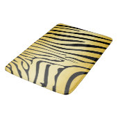 Tapis De Bain Zesty Zebra Yellow (Angle)