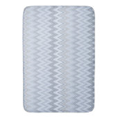 Tapis De Bain Zigzag bleu clair (devant Vertical)