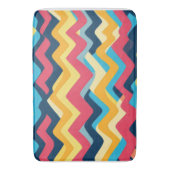 Tapis De Bain Zigzag de couleurs ondulées (devant Vertical)