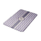 Tapis de bain Zigzag fleuri (Angle)