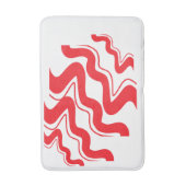 Tapis De Bain "Zigzag moderne Motif Bathmat - Gras géométrique (Devant (Vertical))