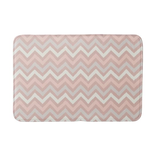 Tapis De Bain Zigzag Stripes Par Aquarelle (Devant)