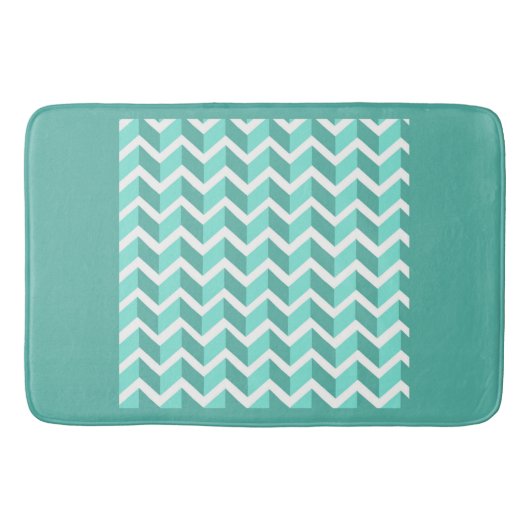 Tapis De Bain ZigZag vert (Devant)