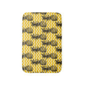 Tapis De Bain Zigzags d'ananas (Devant (Vertical))