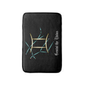 Tapis De Bain Zodiac Constellation Gemini (Devant (Vertical))